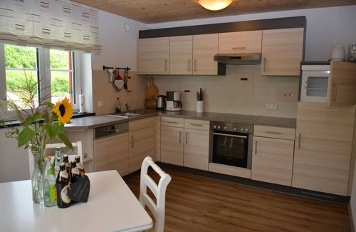 Stiefenhofen House | Holiday Home 'Schwärzler' with Private Terrace, Private Garden and Wi-Fi