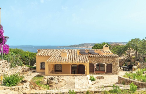 Porto Rafael House | Holiday Home 'Villa Vista Mare Punta Sardegna' with Sea View, Private Terrace and Wi-Fi