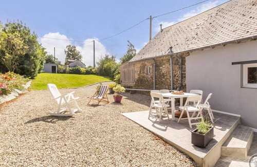 Denneville Cottage | Holiday home with enclosed garden and terrace, near Cotentin beaches