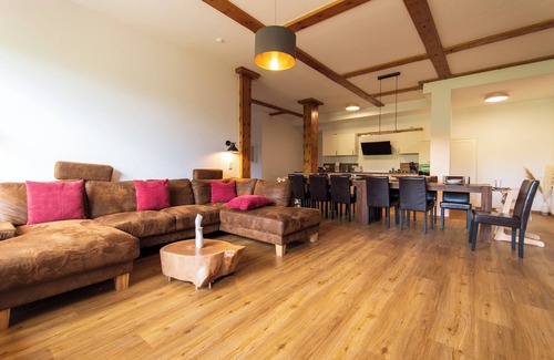 Sankt Andreasberg House | Holiday home "Wolke 7" for up to 24 people with garden, group room and lots of s