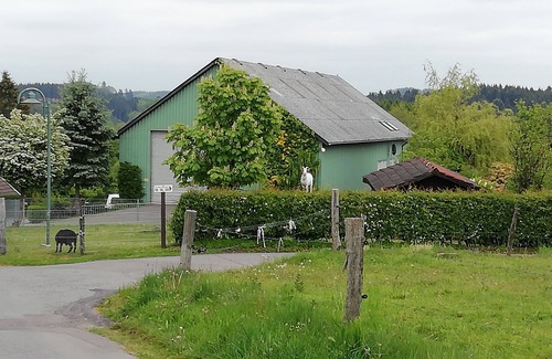 Wermelskirchen House | Holiday house with terrace/garden farm fields