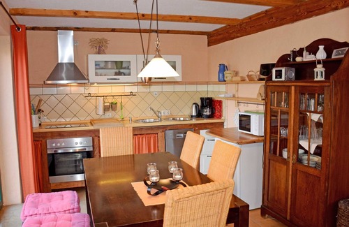 Reinberg Apartment | Holiday house with fireplace on the farm near Stahlbrode