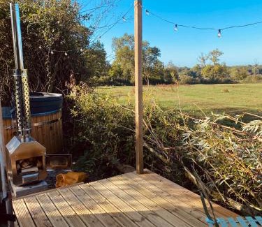 Crick Other | Holly Hut Farm Stay with Hot Tub