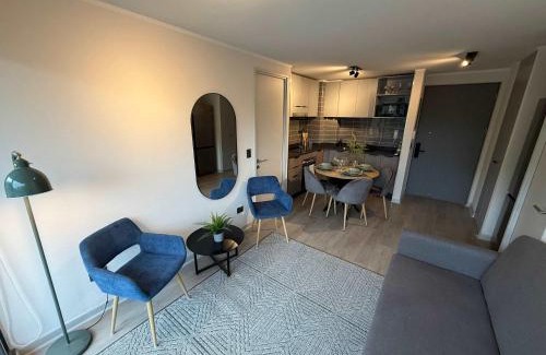 Downtown Santiago Apartment | HOM I Dpto 2D2B con Parking cerca al MovistarArena
