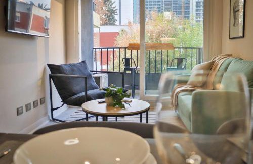 Nunoa Apartment | HOM I Luminoso Depto 2D2B en Nunoa 4PAX Parking