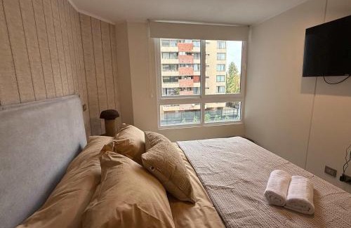 Nunoa Apartment | HOM I Nuevo Depto 1D1B Nunoa 2PAX Metro PlazaEgana