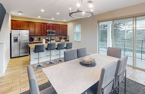 West Haven House | Home in a gated community with water view, private pool, lanai, AC, & W/D