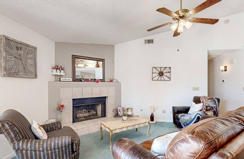 Yuma House | Home in a secure neighborhood with pool spa, game room, & fireplace - dogs ok