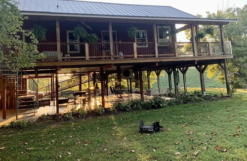 Ozark House | Home plus Guest Cottage w' Hot Tub right on the river.