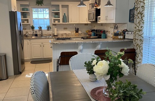Folly Field House | Home w/Private Pool/Spa, Walk to Beach, One level Home, Bikes, Folly Field area