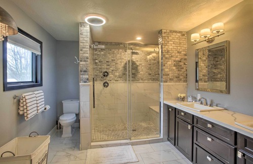 Liberty Lake House | Home with Indoor Pool - 1 Block to Liberty Lake!