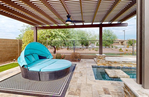 Greer Ranch North House | Home with private pool, amazing outdoor area, firepit, movie room, & home office