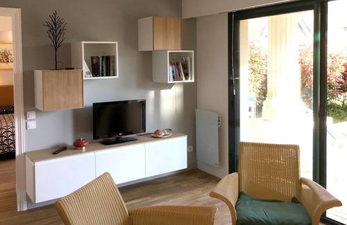 Saint-Andre-des-Eaux Apartment | Homerez - Beautiful appartement 7 km away from the beach for 2 ppl. with garden
