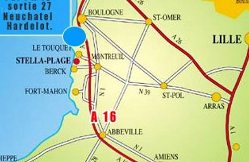 Sainte-Cecile-Plage Apartment | Homerez - Nice appartement 1 km away from the beach for 7 ppl. at Camiers