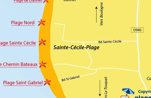 Sainte-Cecile-Plage Apartment | Homerez - Nice appartement 1 km away from the beach for 7 ppl. at Camiers