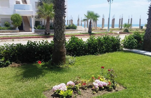 Restinga Smir Apartment | Homerez - Spacious Apartment in Fnideq with Terrace and Garden