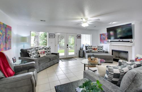 Hot Springs Apartment | Hot Springs Retreat with Fireplace on Lake!
