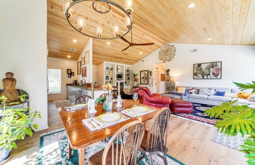 Buechel House | Hot Tub, Deck & Fire Pit: Chic Louisville Home!