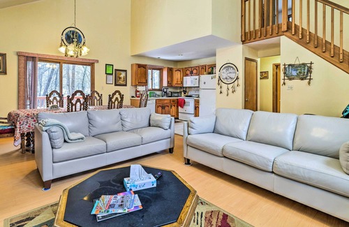 Pocono Mountain Lake House | Hot Tub + Deck: Pet-Friendly Poconos Getaway!