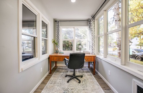 Harters Heights House | Hot Tub, Fire Pit—Walk to Notre Dame and Downtown