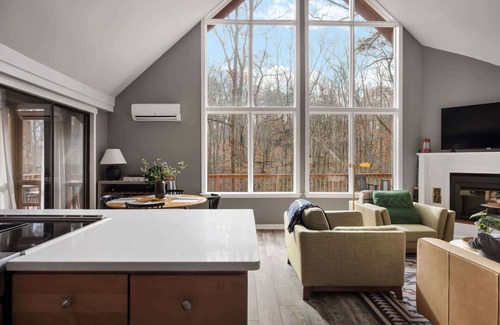 Hedgesville Cabin | Hot Tub, Fireplace, Fire Pit, WiFi & Pool Access
