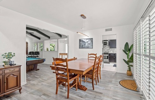 Fresno House | Hot Tub, Game Room - 3 Bed: 2 Bath near Fig Garden Loop!