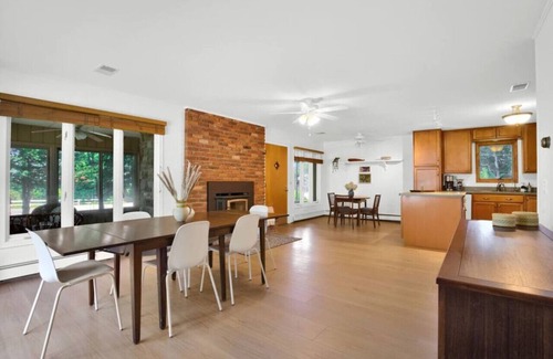 Caseville Apartment | Hot Tub Open! Cozy lakeview Home w Great Beach!