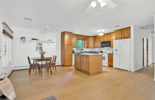 Caseville Apartment | Hot Tub Open! Cozy lakeview Home w Great Beach!