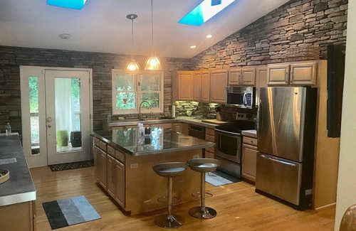 Brevard House | Hot Tub & Waterfall! Privacy, convenience, & private waterfall