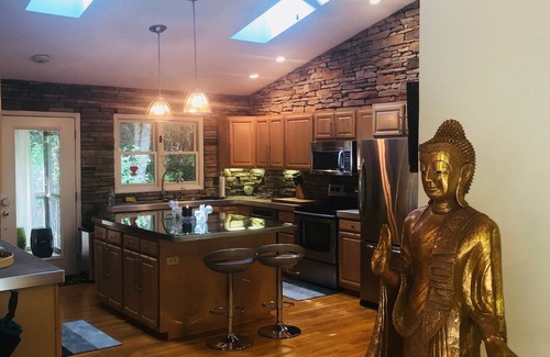 Brevard House | Hot Tub & Waterfall! Privacy, convenience, & private waterfall