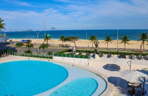 Sao Conrado Apartment | Hotel Aconchegante com Vista Para o mar com Barzinho Dentro do Hotel Nacional