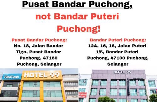 Puchong Hotel | Hotel 99 Pusat Bandar Puchong