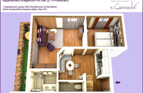 Lech am Arlberg Apartment | Hotel Garni Lavendel