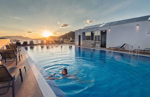 Neum House | Hotel Jadran - Twin Room with Balcony and Sea View