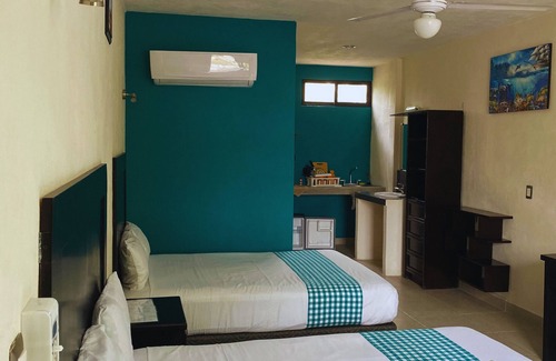 Bacalar Hotel | Hotel Luna and Studios 23 Bacalar - Free Bike Rental