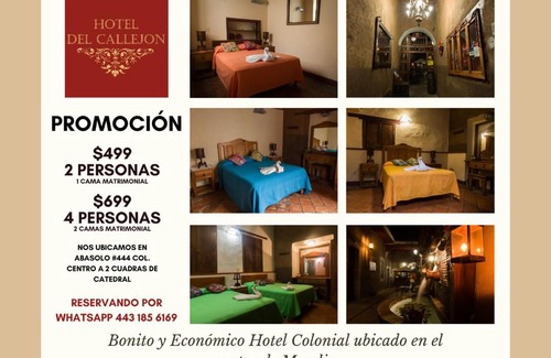 Historic Centre Hotel | Hotel Morelia Callejón