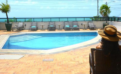 Ponta Negra Apartment | Hotel Natal Plaza, Apto706, Vista mar, 2 Suítes, Vaga Garagem