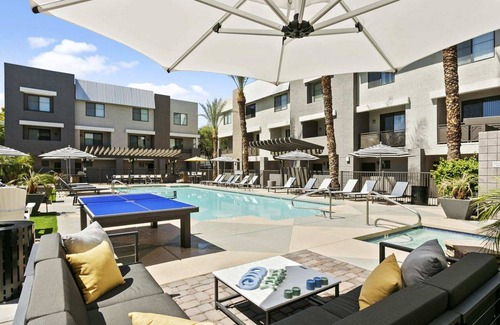 Glendale Sports and Entertainment District Hotel | Hotel ∙ Private 2BR Condo in Zone Westgate with Balcony & Pool