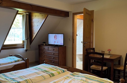 Lahnstein auf der Hohe Hotel | Hotel Waldhaus room 3 - triple room - near Koblenz - with breakfast