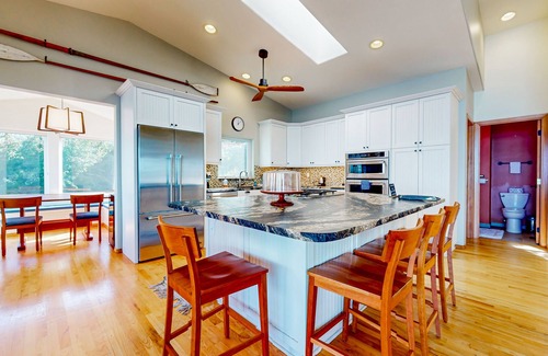 Langley House | House in Langley with sound & mountain views, firepit, & private hot tub