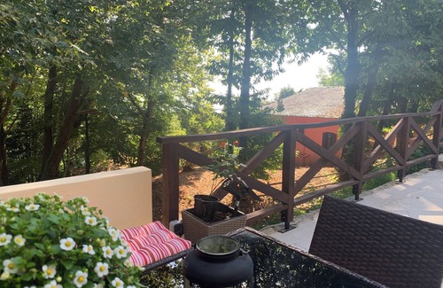 Tsagarada House | House with 120sg.m. Terraces. Privacy in the greenery with a view of the Aegean