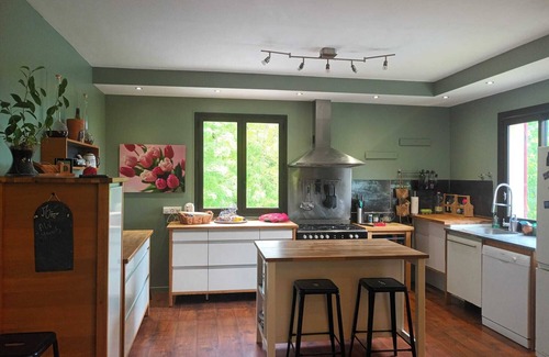 Carennac House | House with covered terrace and swimming pool, breathtaking view of the Dordogne valley
