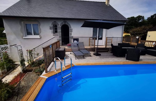 Roz-sur-Couesnon House | House with swimming pool between saint malo and mont saint michel