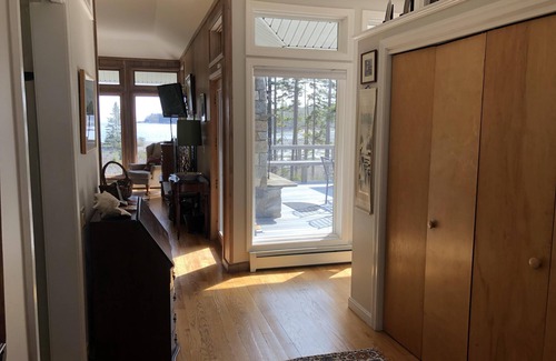 Bernard House | House with Water View and Fireplace on Deck