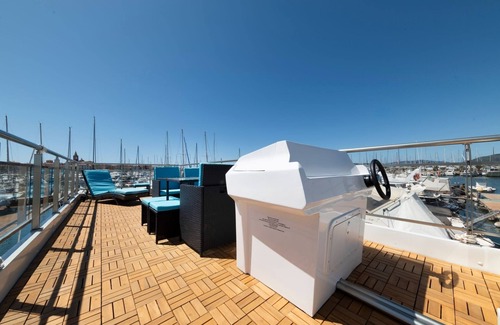 Alghero Boat Rental | Houseboat Blue Zone 60 sqm 3 minutes from beach and downtown