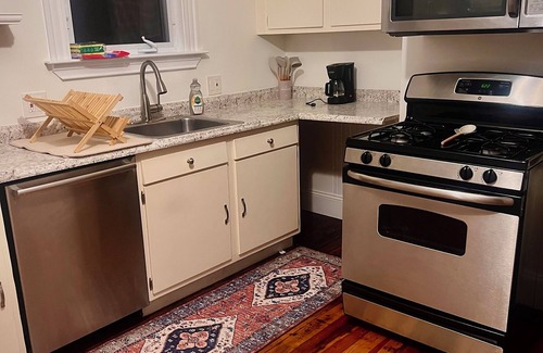 Codman Square Condo | Huge 2BR Condo with Washer Dryer