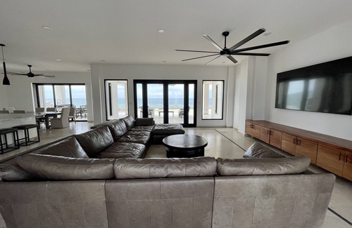 La Ribera House | Huge BEACHFRONT HOUSE with heated pool