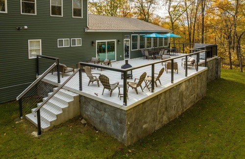 East Stroudsburg House | Huge Home in the Poconos w/Indoor Pool, Game Room, Movie Theater and Much More!