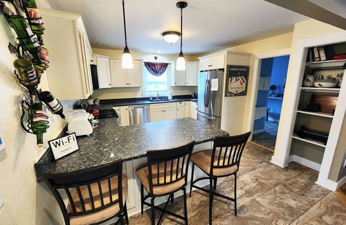 Sunday River Area House | Huge Yard, A/C, Riverfront Gazebo, 2 Fire Pits!