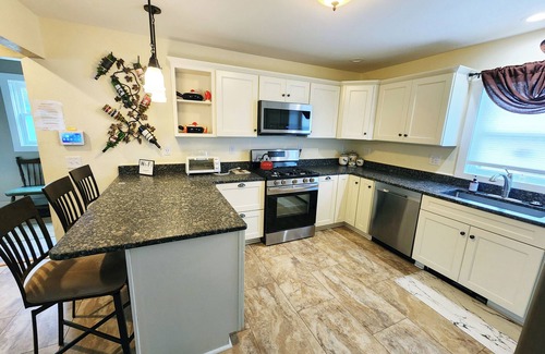 Sunday River Area House | Huge Yard, A/C, Riverfront Gazebo, 2 Fire Pits!